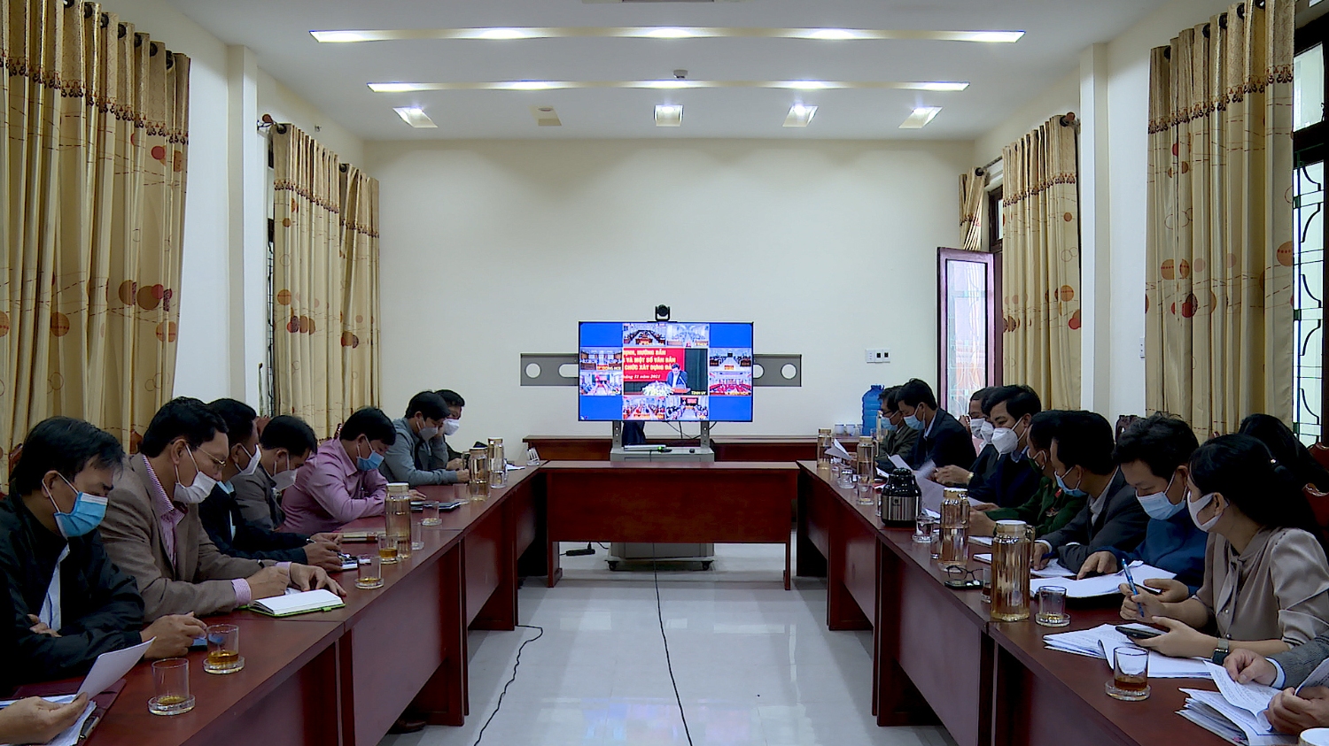 Thị xã Ba Đồn tham gia hội nghị trực tuyến quán triệt các quy định, hướng dẫn về thi hành Điều lệ Đảng.