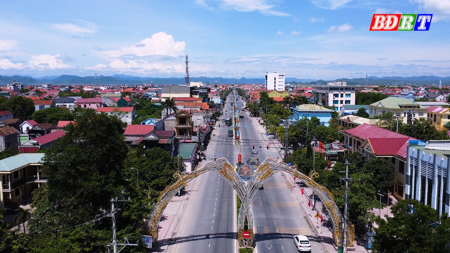 Một góc nhìn phường Ba Đồn.