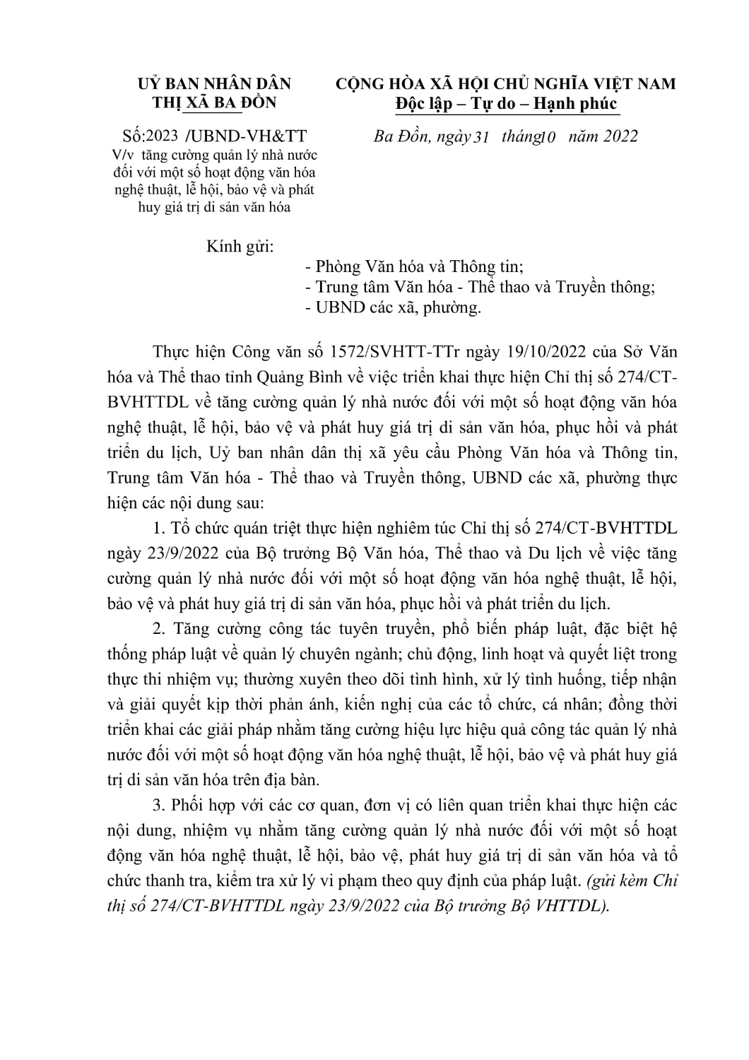 CV tang cuong quan ly nha nuoc doi voi mot so hoat dong van hoa nghe thuat le hoi bao ve va phat huy gia tri DSVH minhntbd 31 10 2022 10h42p10 signed tinhnv bd 31 10 2022 15 11 29(31 10 2022 19h02p00) signed (1) 1